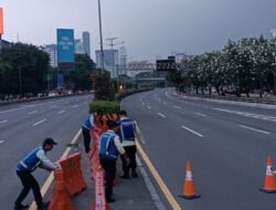 Breaking News: Penutupan 7 Gerbang Tol Dalam Kota Arah Cawang Gegara Demo DPR
